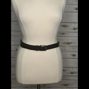 Massimo Dutti two-tone leather and suede belt Size 38